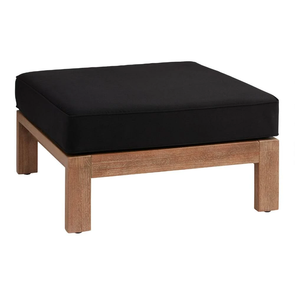 World Market Sunbrella Segovia Outdoor Ottoman Cushion Cover 3 World Market Sunbrella Segovia Outdoor Ottoman Cushion Cover