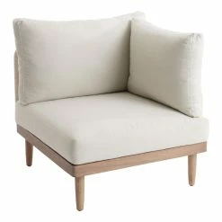 World Market Sorano Nautical Rope Modular Outdoor Right End Chair