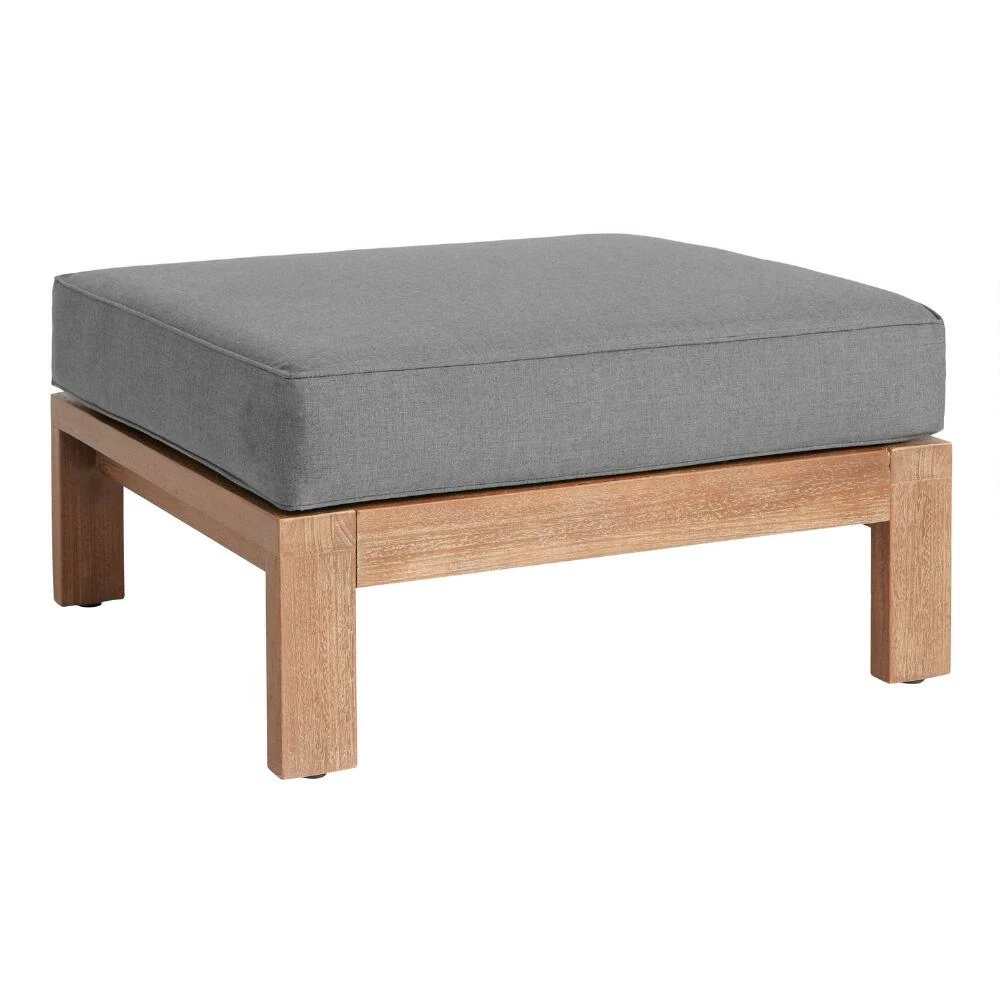 World Market Sunbrella Segovia Outdoor Ottoman Cushion Cover 9 World Market Sunbrella Segovia Outdoor Ottoman Cushion Cover - Image 7