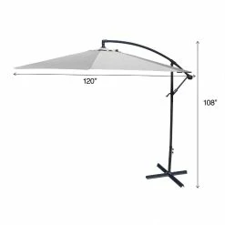 World Market Striped Cantilever Patio Umbrella -Outdoor Elegant Store unnamed file 2128