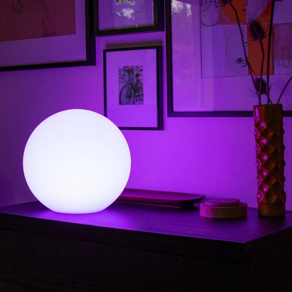 World Market Harvest Moon Color Changing Portable LED Glow Lantern 7 World Market Harvest Moon Color Changing Portable LED Glow Lantern - Image 5