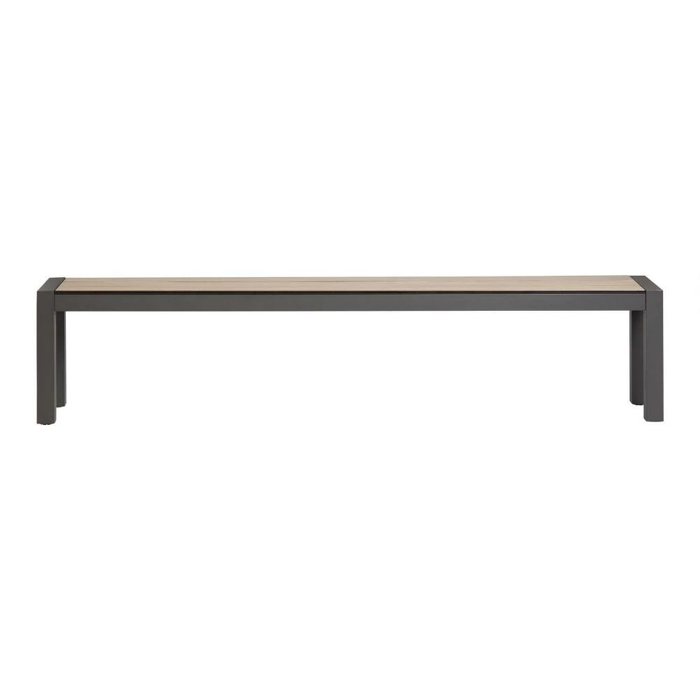 World Market Cordoba Duraboard and Aluminum Outdoor Dining Bench 4 World Market Cordoba Duraboard and Aluminum Outdoor Dining Bench - Image 2