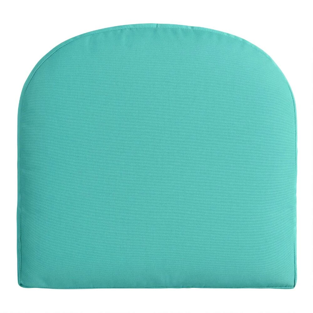 World Market Sunbrella Aruba Canvas Gusseted Outdoor Chair Cushion 3 World Market Sunbrella Aruba Canvas Gusseted Outdoor Chair Cushion