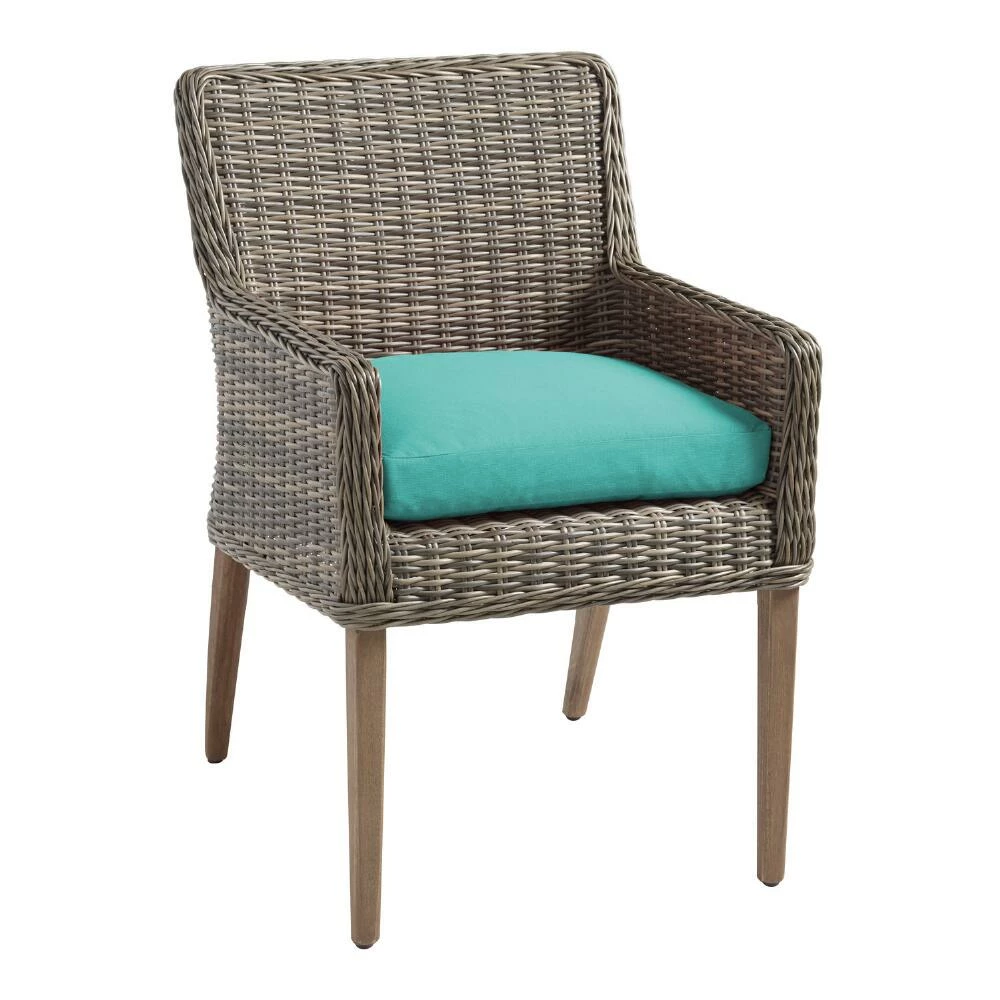 World Market Sunbrella Aruba Canvas Gusseted Outdoor Chair Cushion 6 World Market Sunbrella Aruba Canvas Gusseted Outdoor Chair Cushion - Image 4