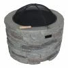 World Market Kalmia Gray Stone Lightweight Concrete Fire Pit -Outdoor Elegant Store unnamed file 2196