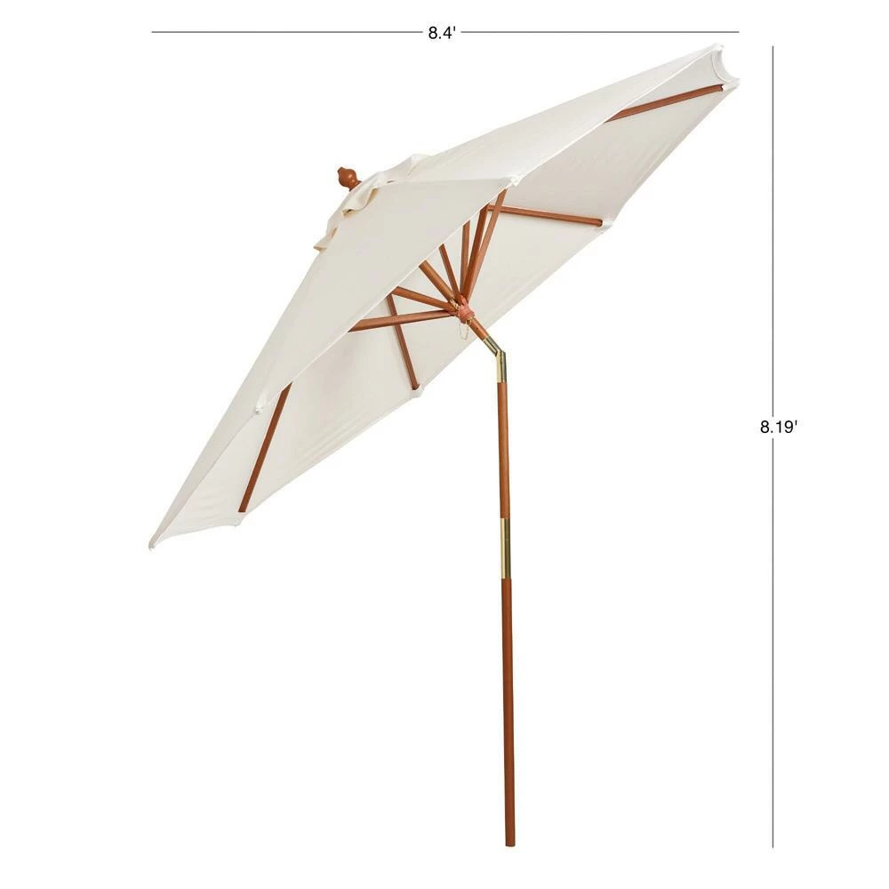 World Market Wood Tilting 9 Ft Patio Umbrella Frame And Pole 6 World Market Wood Tilting 9 Ft Patio Umbrella Frame And Pole - Image 4