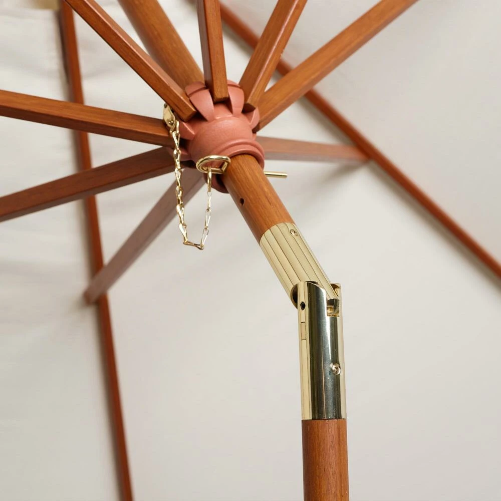 World Market Wood Tilting 9 Ft Patio Umbrella Frame And Pole 7 World Market Wood Tilting 9 Ft Patio Umbrella Frame And Pole - Image 5