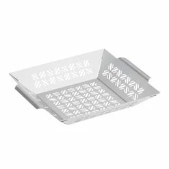 World Market Square Stainless Steel Grilling Basket