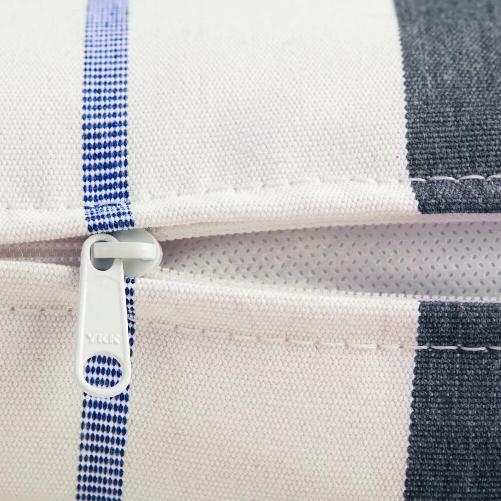 World Market Sunbrella Navy Stripe Outdoor Chair Cushion 5 World Market Sunbrella Navy Stripe Outdoor Chair Cushion - Image 3