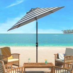 World Market Striped 9 Ft Tilting Patio Umbrella -Outdoor Elegant Store unnamed file 2242