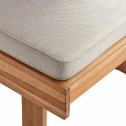 World Market Kapari Natural Wood Outdoor Chaise Lounge with Cushion -Outdoor Elegant Store unnamed file 2263