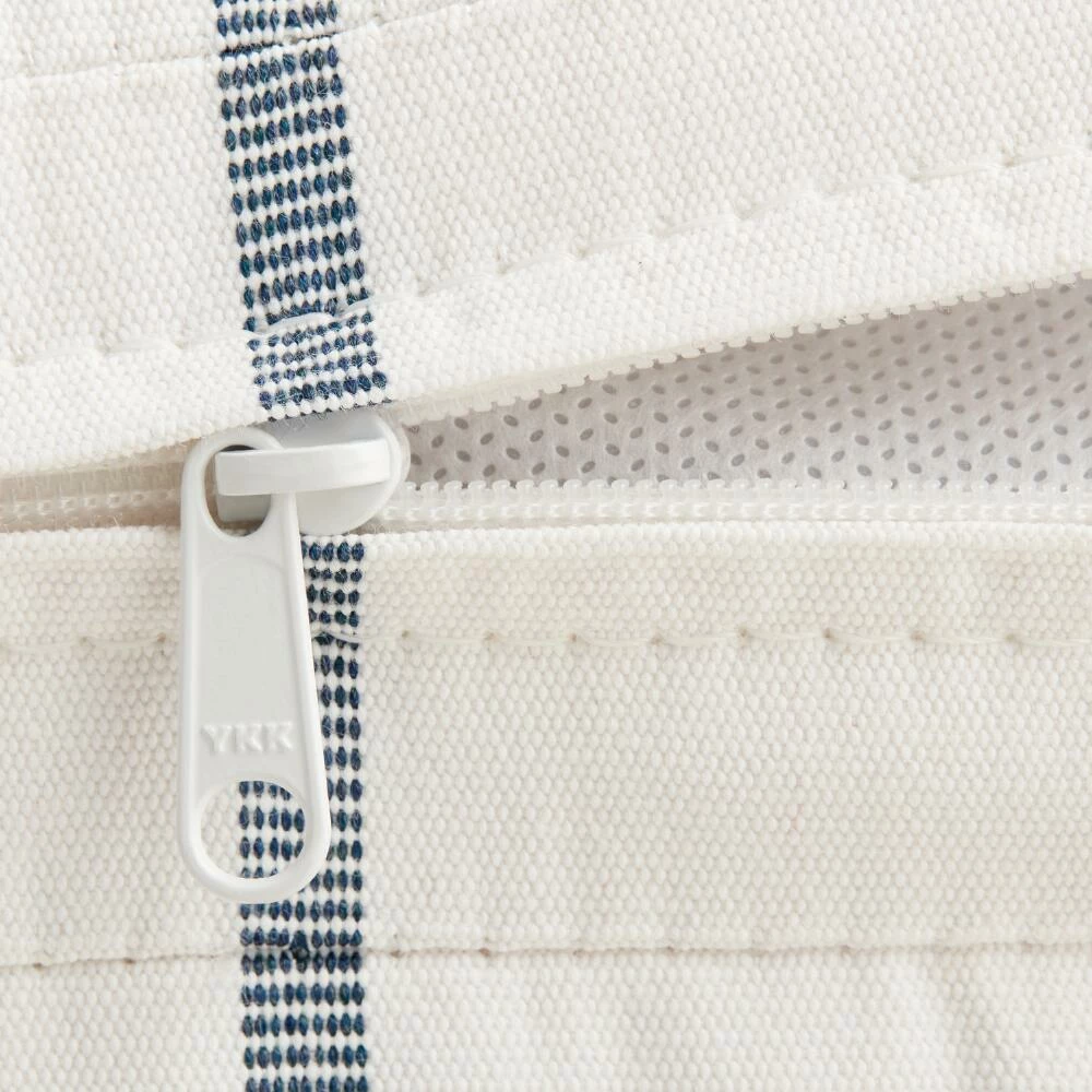 World Market Sunbrella Persimmon Stripe Gusseted Outdoor Chair Cushion 5 World Market Sunbrella Persimmon Stripe Gusseted Outdoor Chair Cushion - Image 3