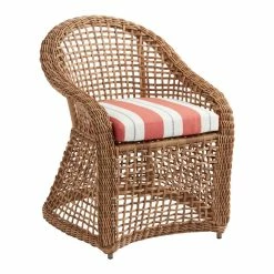 World Market Sunbrella Persimmon Stripe Gusseted Outdoor Chair Cushion 9 World Market Sunbrella Persimmon Stripe Gusseted Outdoor Chair Cushion -Outdoor Elegant Store unnamed file 2269