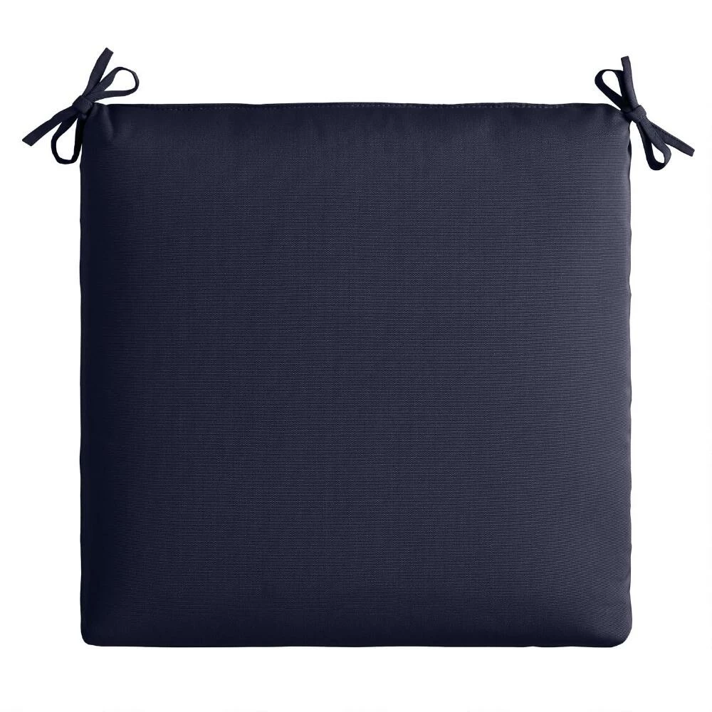 World Market Sunbrella Navy Canvas Outdoor Chair Cushion 3 World Market Sunbrella Navy Canvas Outdoor Chair Cushion