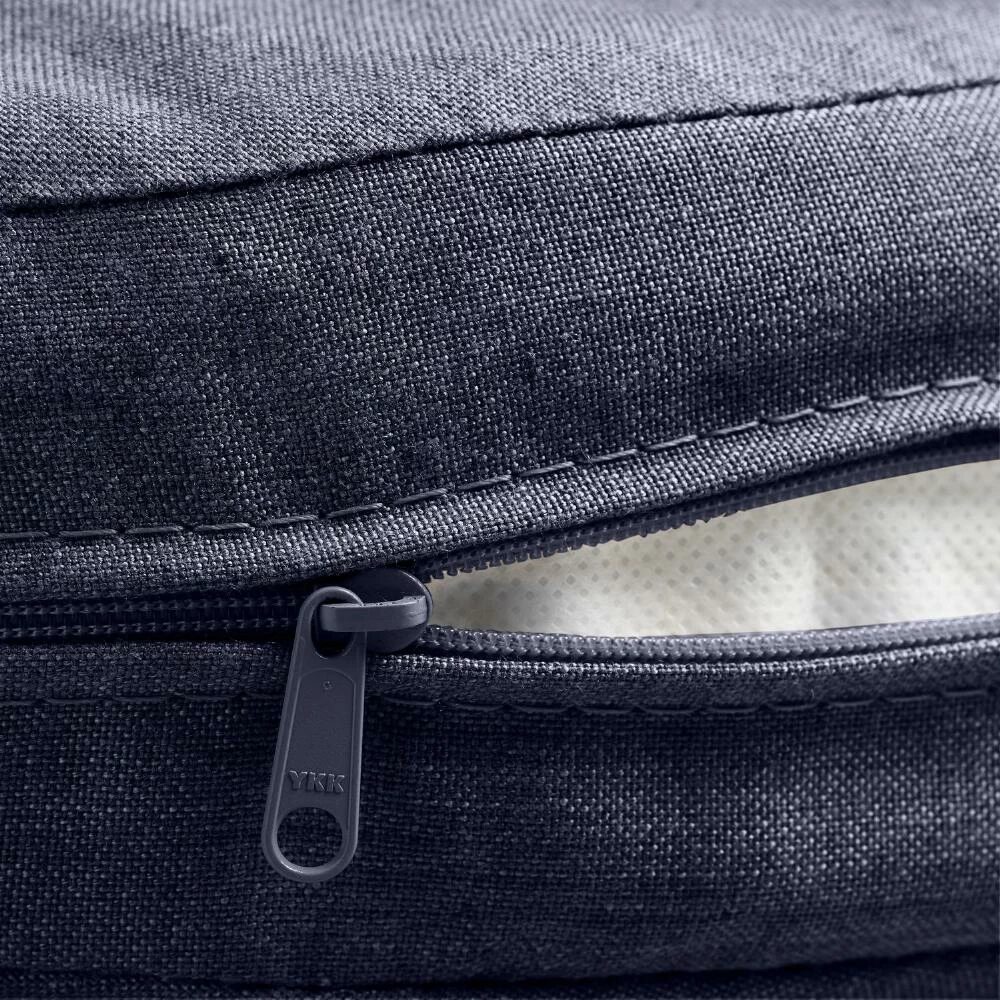 World Market Sunbrella Navy Canvas Outdoor Chair Cushion 5 World Market Sunbrella Navy Canvas Outdoor Chair Cushion - Image 3