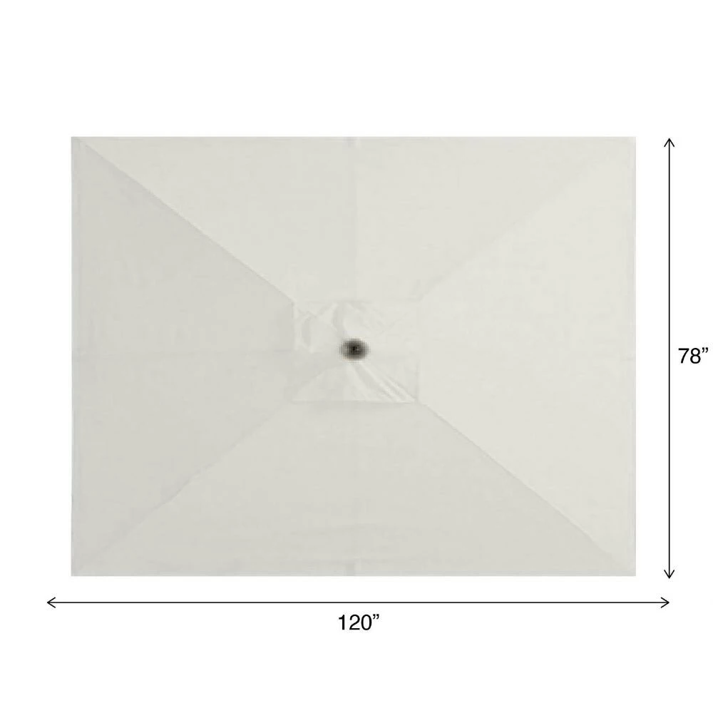 World Market Rectangular Striped Patio Umbrella 5 World Market Rectangular Striped Patio Umbrella - Image 3