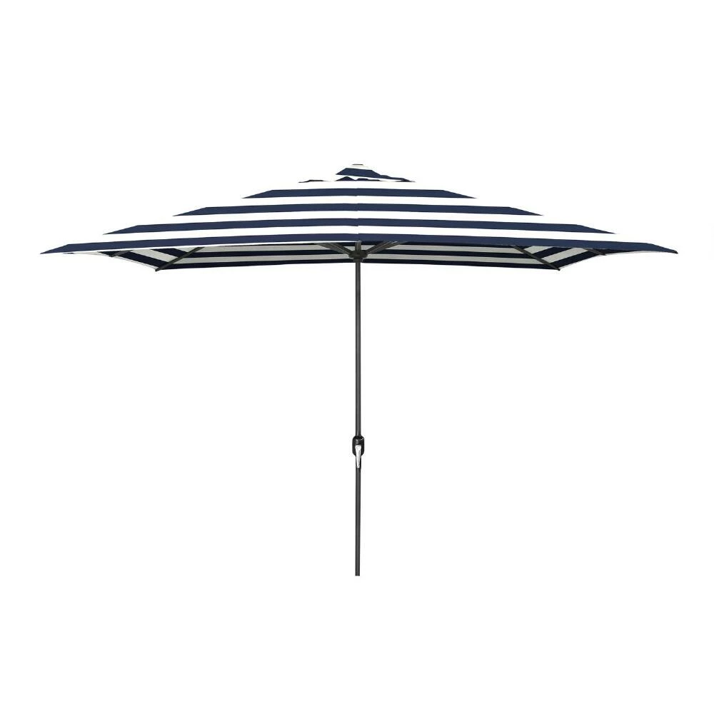 World Market Rectangular Striped Patio Umbrella 7 World Market Rectangular Striped Patio Umbrella - Image 5