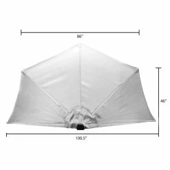 World Market Striped Patio Half Umbrella 9 World Market Striped Patio Half Umbrella -Outdoor Elegant Store unnamed file 2338