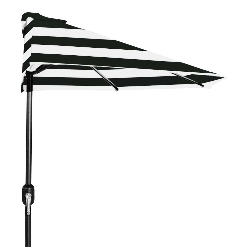 World Market Striped Patio Half Umbrella 7 World Market Striped Patio Half Umbrella - Image 5