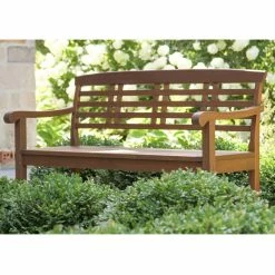 World Market Blake Eucalyptus Wood Outdoor Bench -Outdoor Elegant Store unnamed file 2343