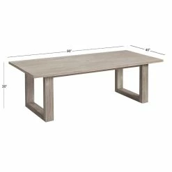 World Market Marciana Graywashed Eucalyptus Outdoor Dining Table -Outdoor Elegant Store unnamed file 235