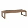World Market Segovia Light Brown Eucalyptus Outdoor Chow Coffee Table