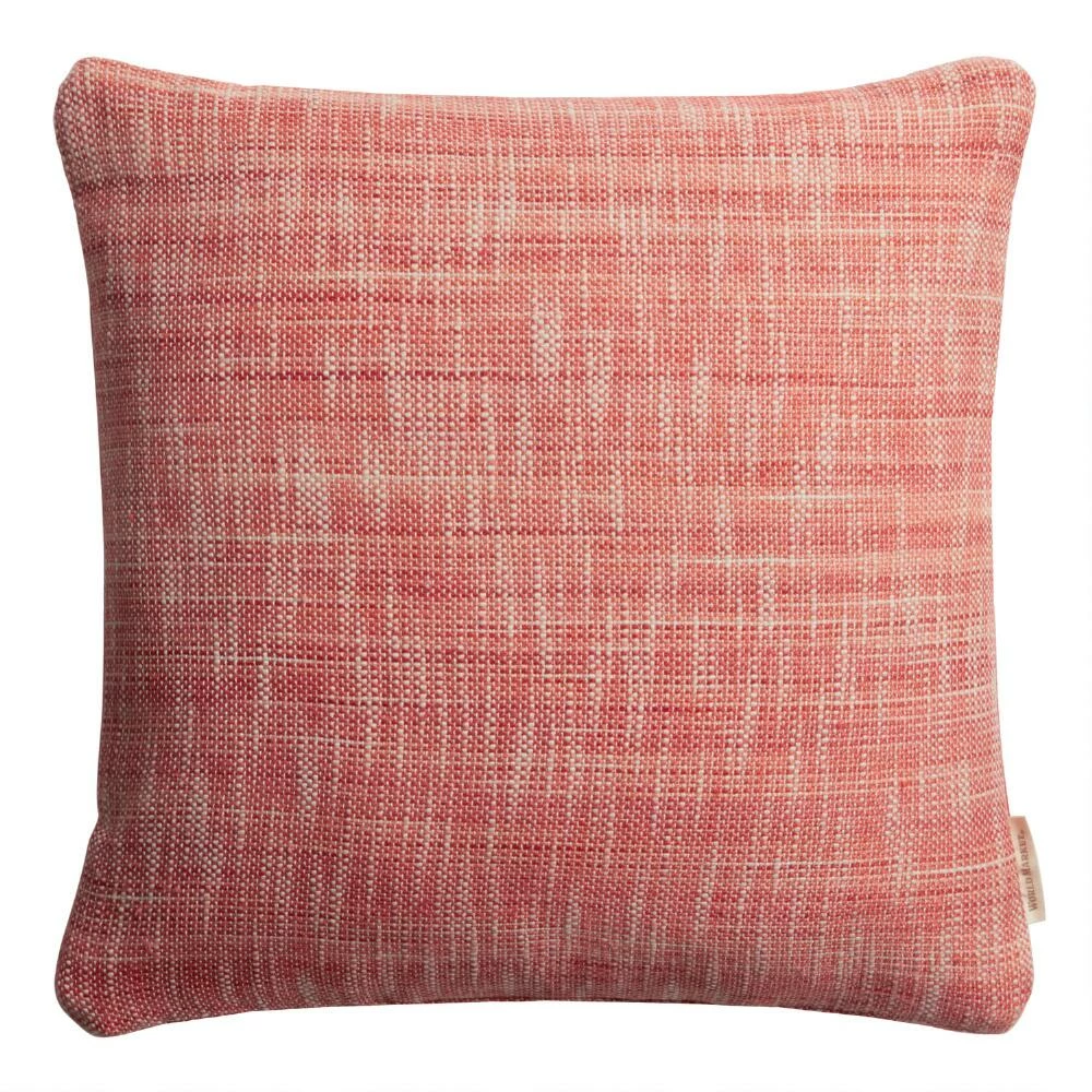 World Market Variegated Woven Indoor Outdoor Throw Pillow 6 World Market Variegated Woven Indoor Outdoor Throw Pillow - Image 4