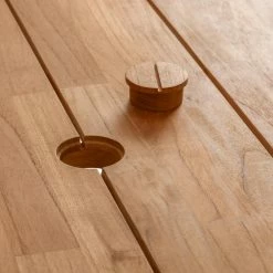 World Market Calero Natural Teak Outdoor Dining Table -Outdoor Elegant Store unnamed file 2431