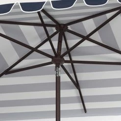 World Market Rectangular Striped Scalloped Tilting Patio Umbrella -Outdoor Elegant Store unnamed file 2436