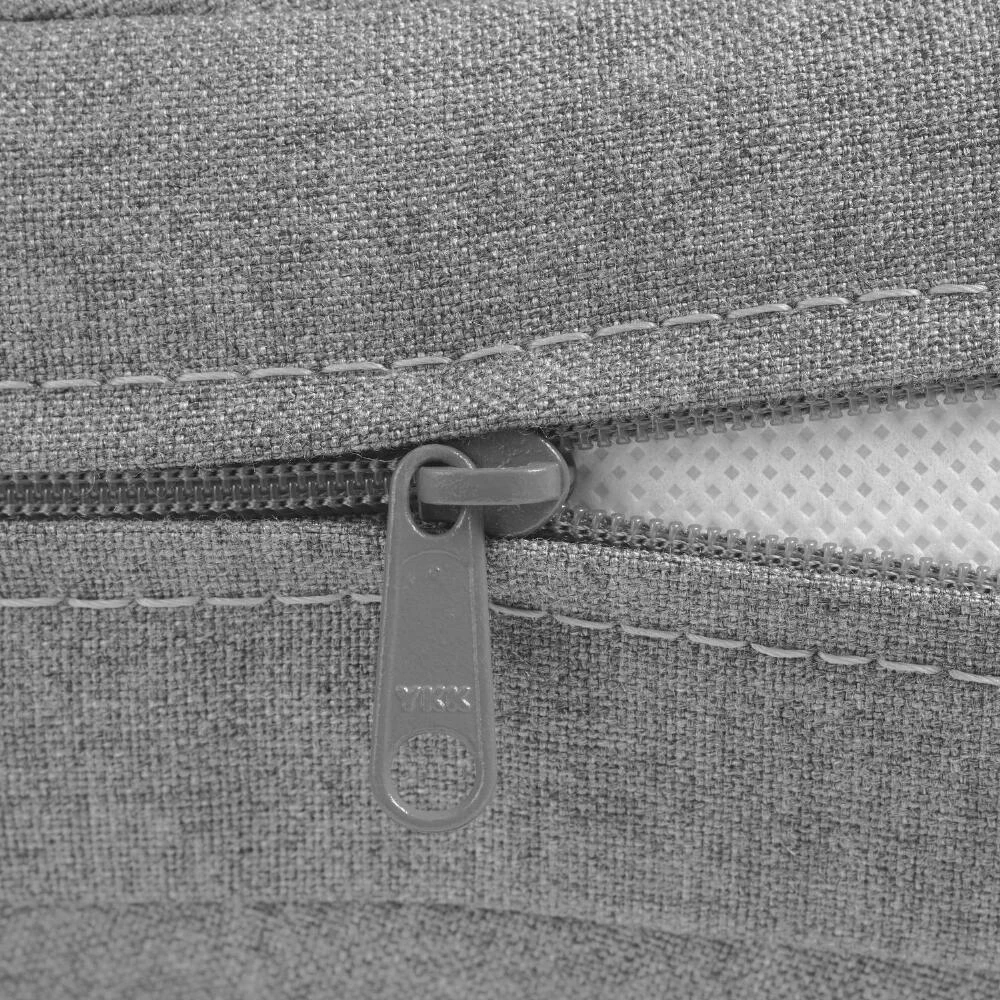 World Market Sunbrella Slate Gray Cast Gusseted Outdoor Chair Cushion 5 World Market Sunbrella Slate Gray Cast Gusseted Outdoor Chair Cushion - Image 3