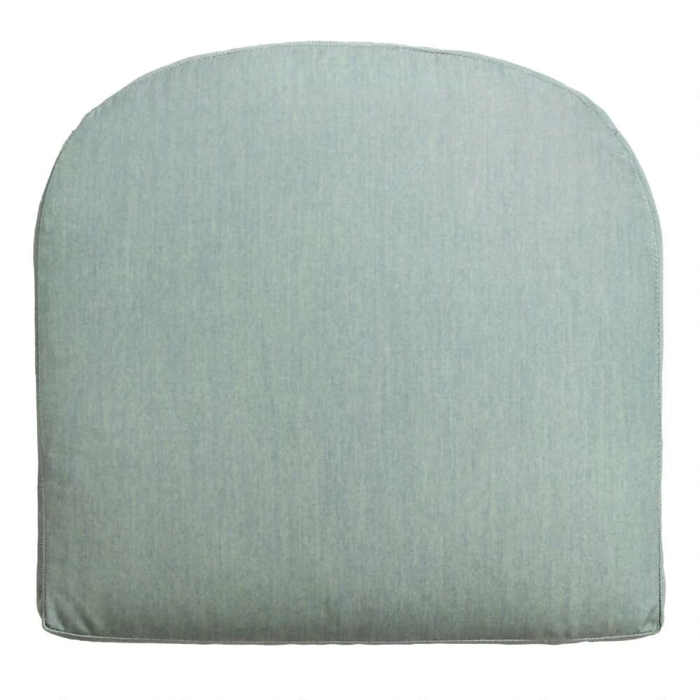 World Market Sunbrella Spa Green Canvas Gusseted Outdoor Chair Cushion 3 World Market Sunbrella Spa Green Canvas Gusseted Outdoor Chair Cushion