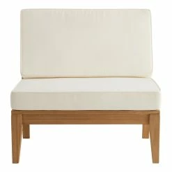 World Market Somers Natural Teak Modular Outdoor Sectional Armless Chair -Outdoor Elegant Store unnamed file 2511