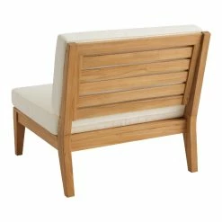 World Market Somers Natural Teak Modular Outdoor Sectional Armless Chair -Outdoor Elegant Store unnamed file 2512