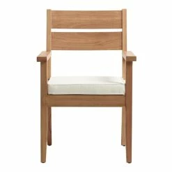 World Market Calero Natural Teak Outdoor Dining Armchair -Outdoor Elegant Store unnamed file 2516