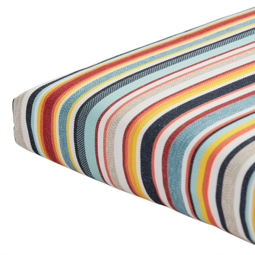 World Market Sunbrella Multicolor Stripe Adirondack Chair Cushion 4 World Market Sunbrella Multicolor Stripe Adirondack Chair Cushion - Image 2