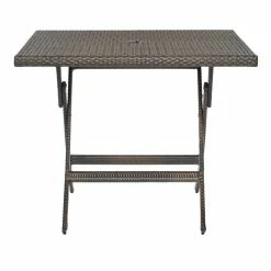 World Market Chester Square All Weather Wicker Outdoor Folding Table -Outdoor Elegant Store unnamed file 2574