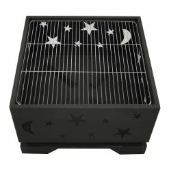 World Market Skye Square Rubbed Bronze Steel Star And Moon Fire Pit -Outdoor Elegant Store unnamed file 2592