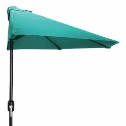 World Market Solid Patio Half Umbrella -Outdoor Elegant Store unnamed file 2599