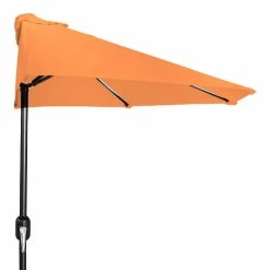 World Market Solid Patio Half Umbrella -Outdoor Elegant Store unnamed file 2601