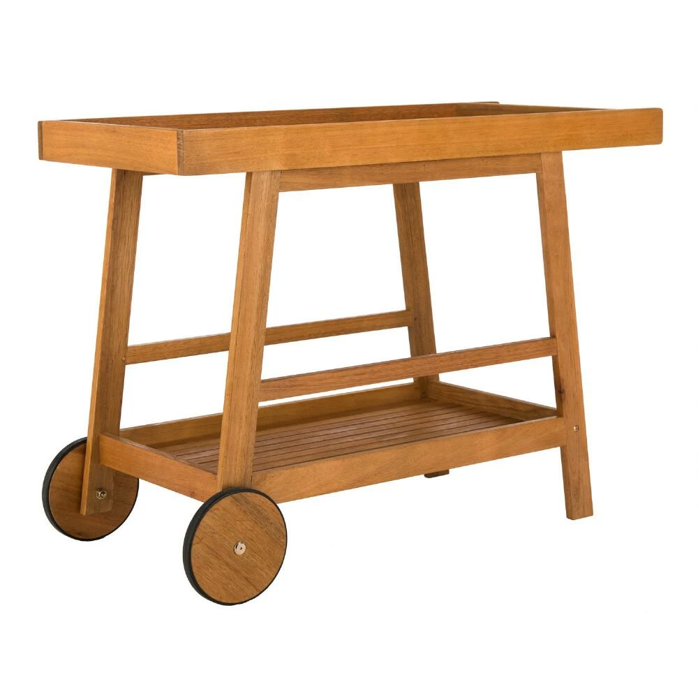 World Market Hume Eucalyptus Wood 2 Tier Outdoor Bar Cart 3 World Market Hume Eucalyptus Wood 2 Tier Outdoor Bar Cart