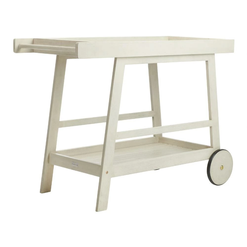 World Market Hume Eucalyptus Wood 2 Tier Outdoor Bar Cart 8 World Market Hume Eucalyptus Wood 2 Tier Outdoor Bar Cart - Image 6