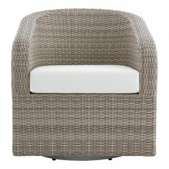 World Market Magdalena Graywash All Weather Wicker Outdoor Swivel Chair -Outdoor Elegant Store unnamed file 270