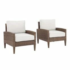 World Market Capella All Weather Wicker Outdoor Armchair Set of 2 -Outdoor Elegant Store unnamed file 2706