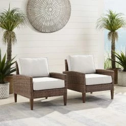 World Market Capella All Weather Wicker Outdoor Armchair Set of 2 -Outdoor Elegant Store unnamed file 2707
