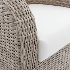 World Market Magdalena Graywash All Weather Wicker Outdoor Swivel Chair -Outdoor Elegant Store unnamed file 272