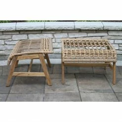 World Market Aneesa Teak Wood and All Weather Wicker 5 Piece Outdoor Set 11 World Market Aneesa Teak Wood and All Weather Wicker 5 Piece Outdoor Set -Outdoor Elegant Store unnamed file 2761