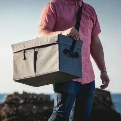 World Market Picnic Time Gray Ottoman Cooler -Outdoor Elegant Store unnamed file 2789