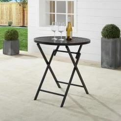 World Market Araceli Bronze Outdoor Folding Bistro Table -Outdoor Elegant Store unnamed file 2803