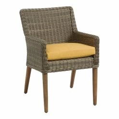 World Market Sunbrella Buttercup Canvas Gusseted Outdoor Chair Cushion -Outdoor Elegant Store unnamed file 2810