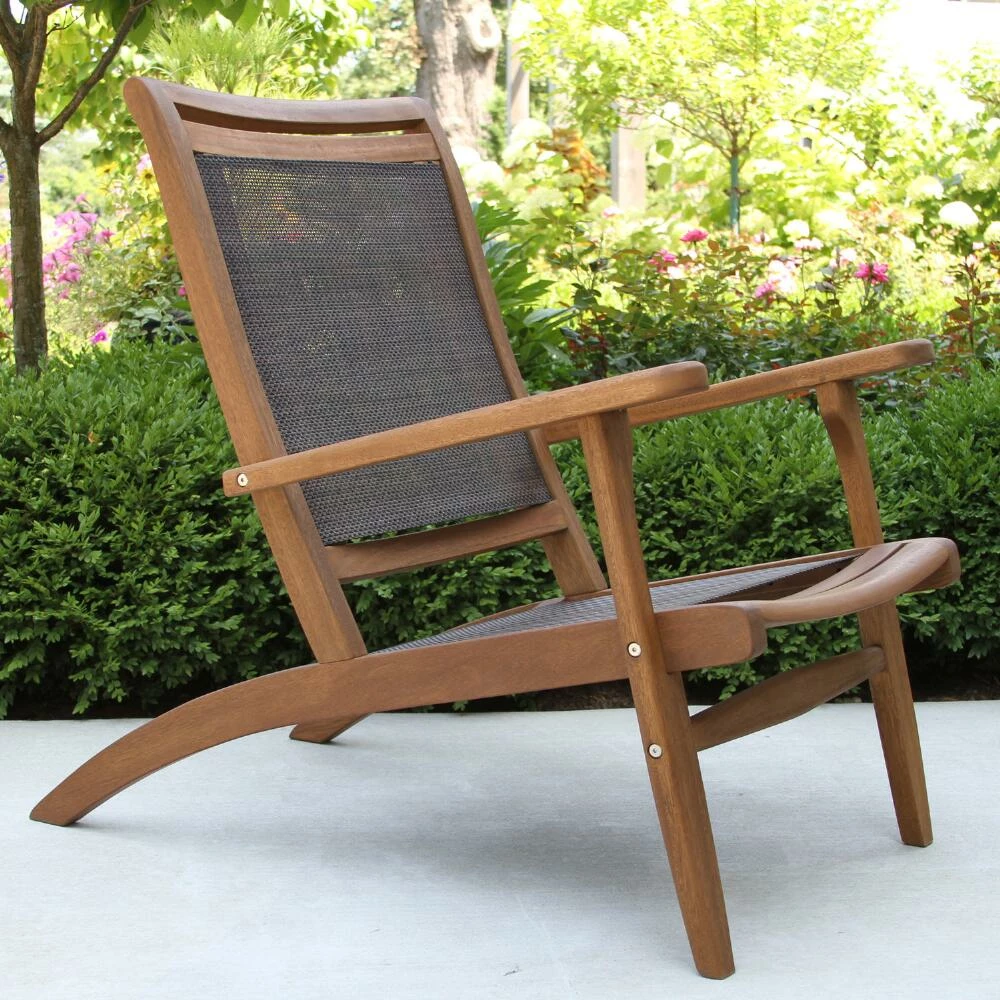 World Market Erich Gray All Weather Wicker Sling Outdoor Lounge Chair 6 World Market Erich Gray All Weather Wicker Sling Outdoor Lounge Chair - Image 4
